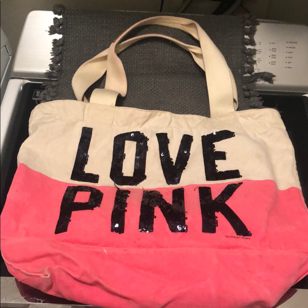 Victoria’s Secret Canvas PINK Tote Bag
